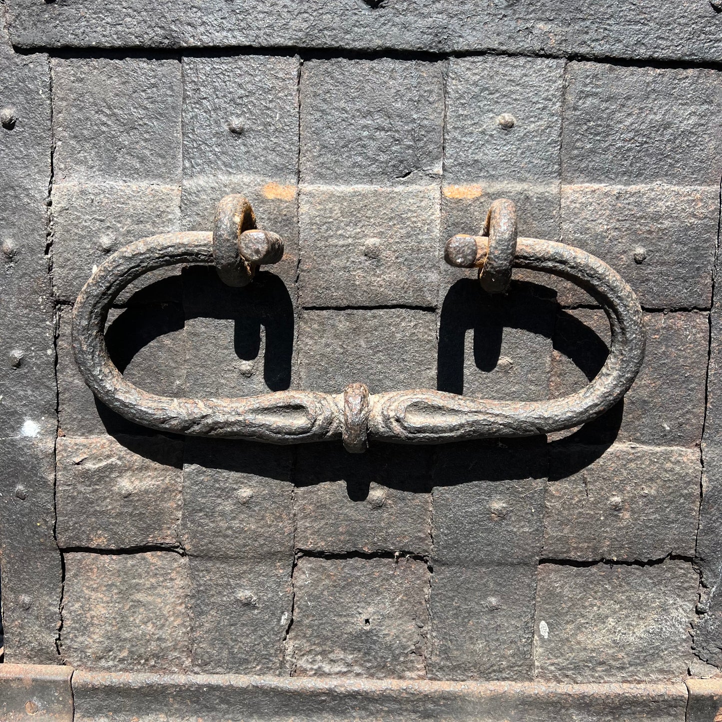 A Monumental 17th Century South German Iron Strong Chest, c.1650–1700
