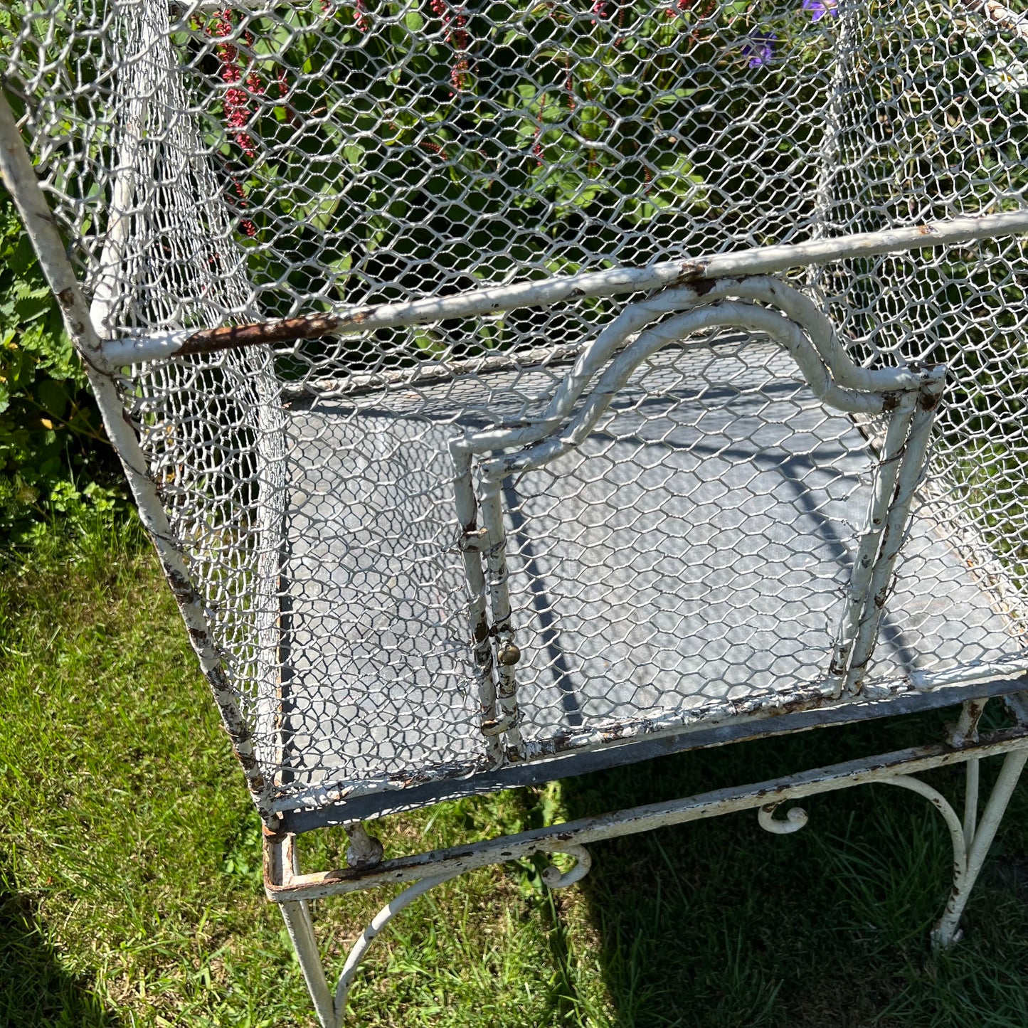 French Wirework Birdcage on Stand c.1880