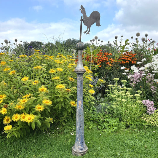 English Folk Art Cockerel Weathervane c.1880