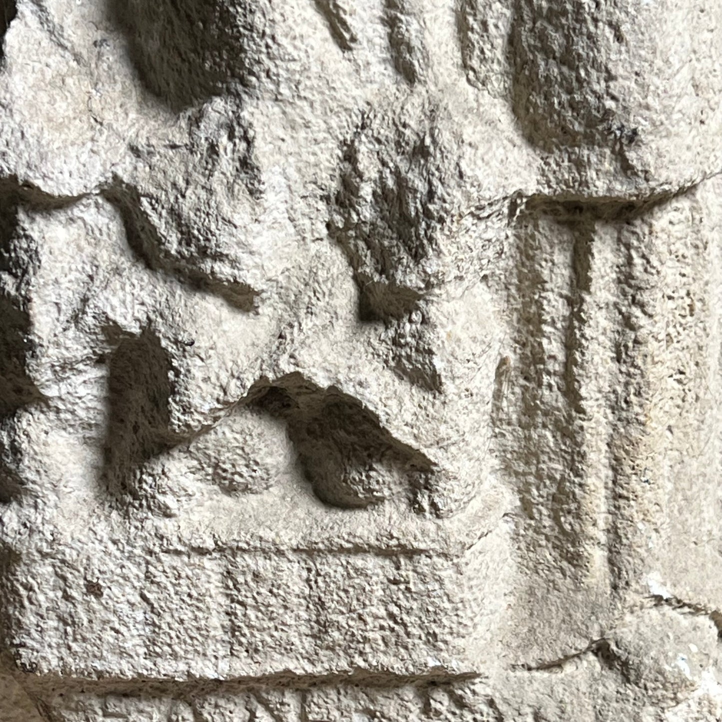 A Four-Sided French Gothic Limestone Capital or Pedestal from a Shrine or Chapel, Northern France, c.1280–1350