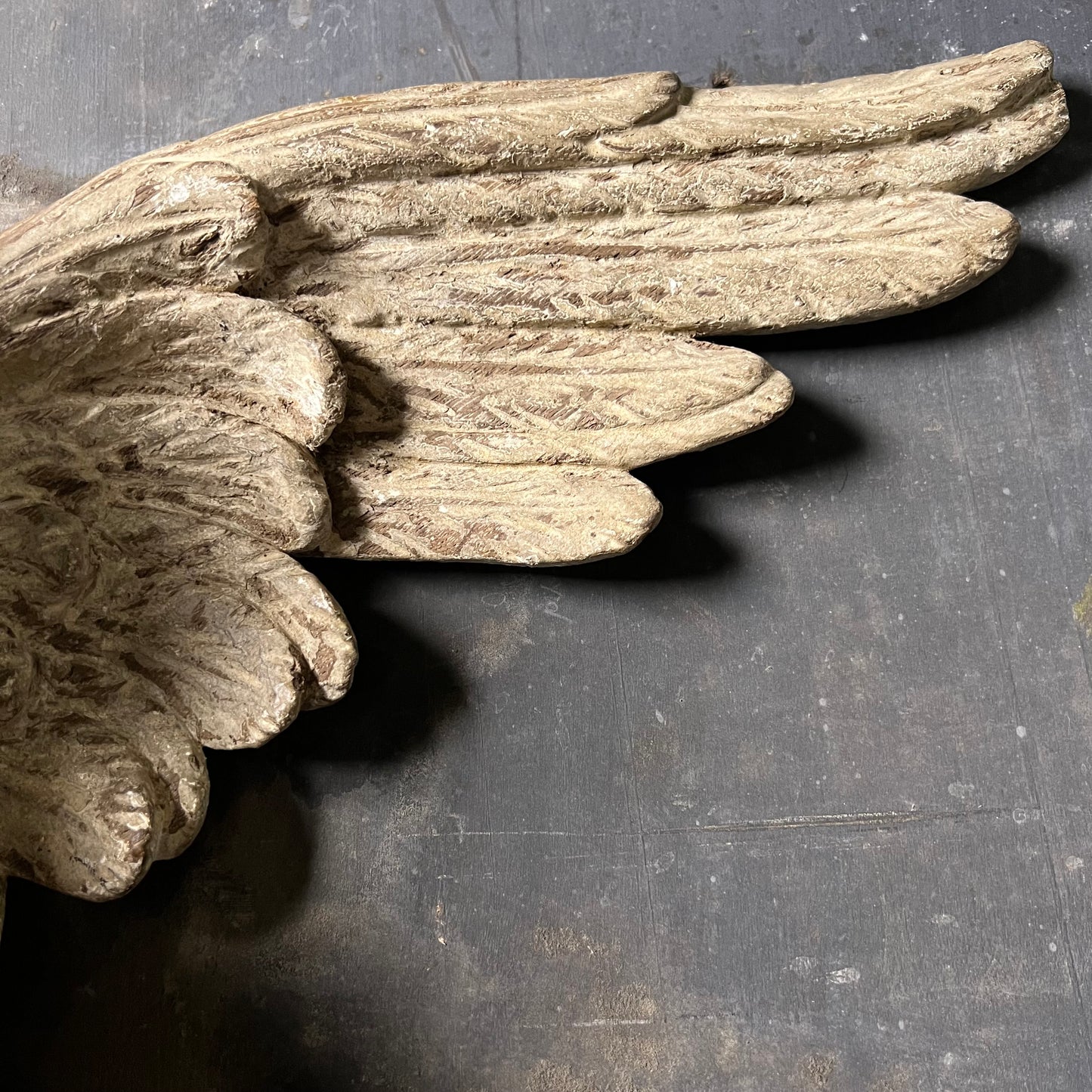 Large Baroque Carved Wooden Angel, c. 1680–1720