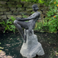 Art Deco Seated Female Figure Lead Fountain