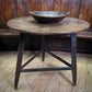 18th Century English Oak Cricket Table