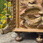 17th Century Italian Baroque Carved, Gilt & Polychrome Sarcophagus Form Reliquary Casket