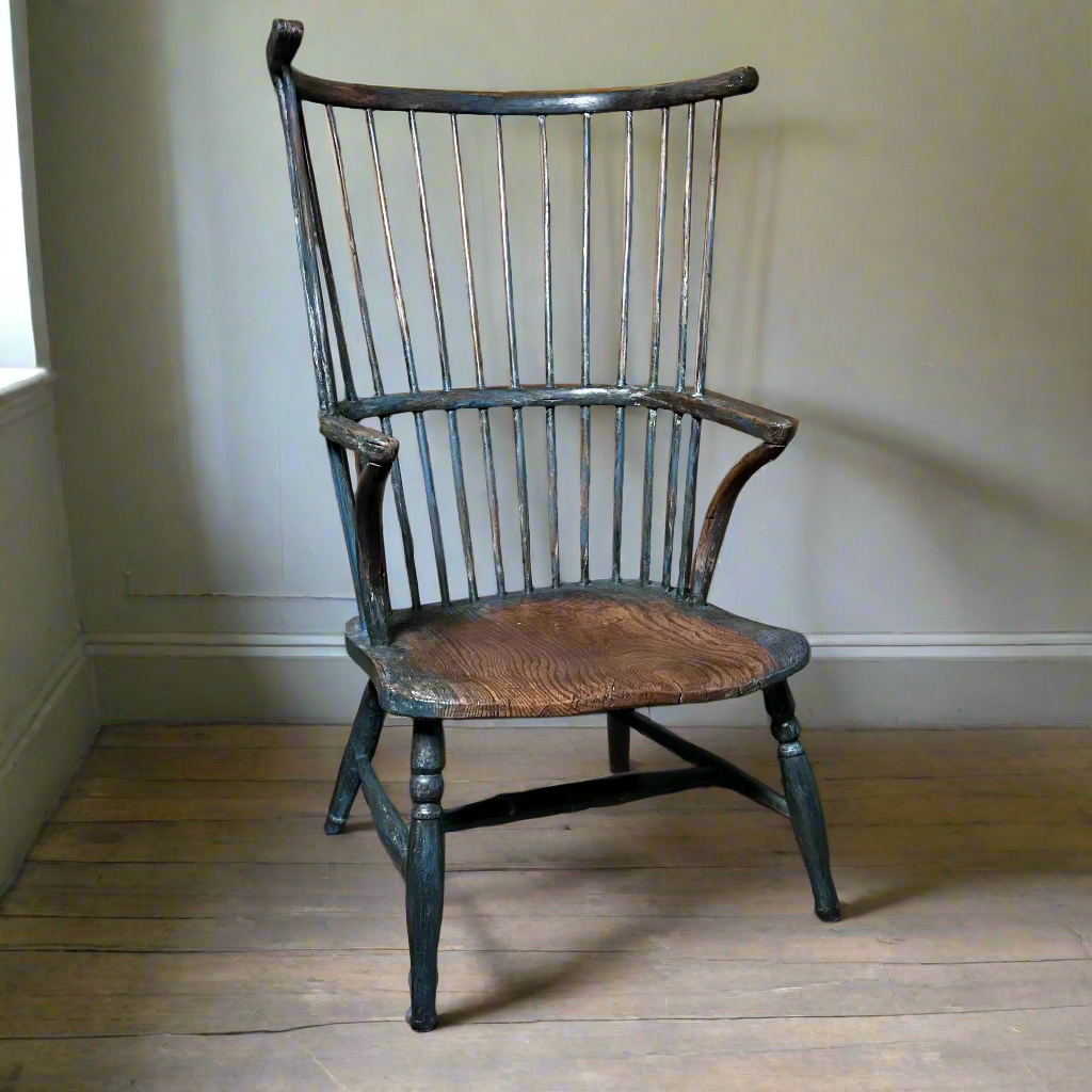 Leicestershire Comb-Back Windsor Armchair c.1780–1800