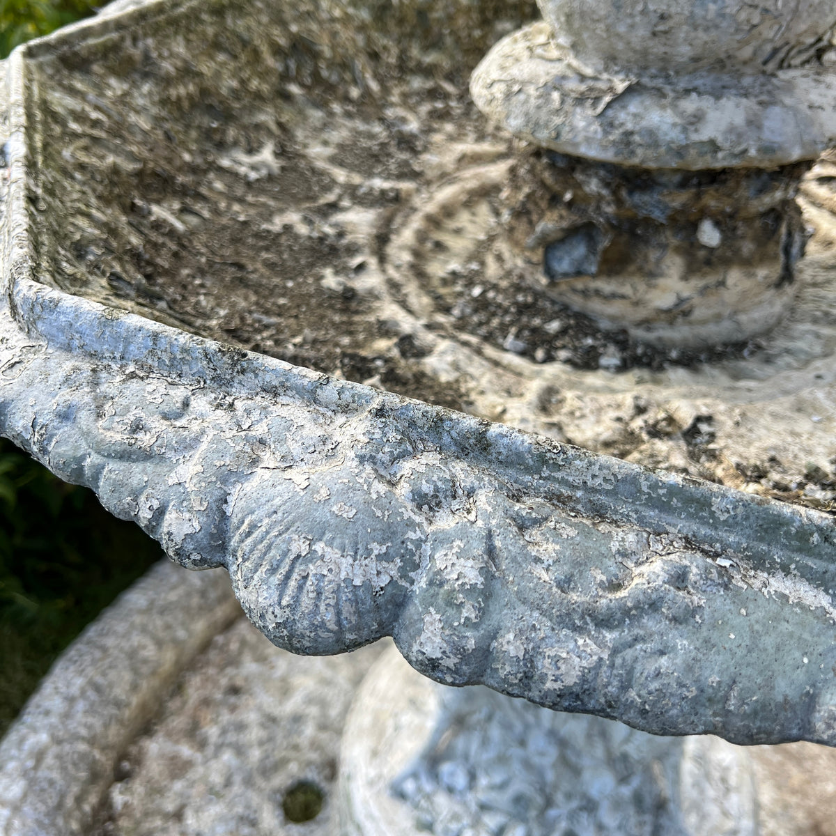 Late 19th Century American Zinc Garden Fountain, Attributed to J. W. Fiske, New York