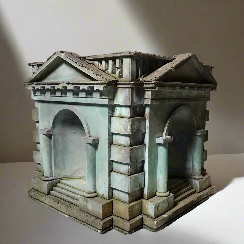 Architects’ Model of a Palladian Temple Early-Mid 20th Century