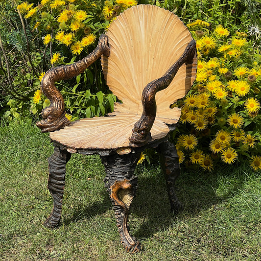 Pauly & Cie Venetian Grotto Armchair, Venice, Italy, Late 19th Century