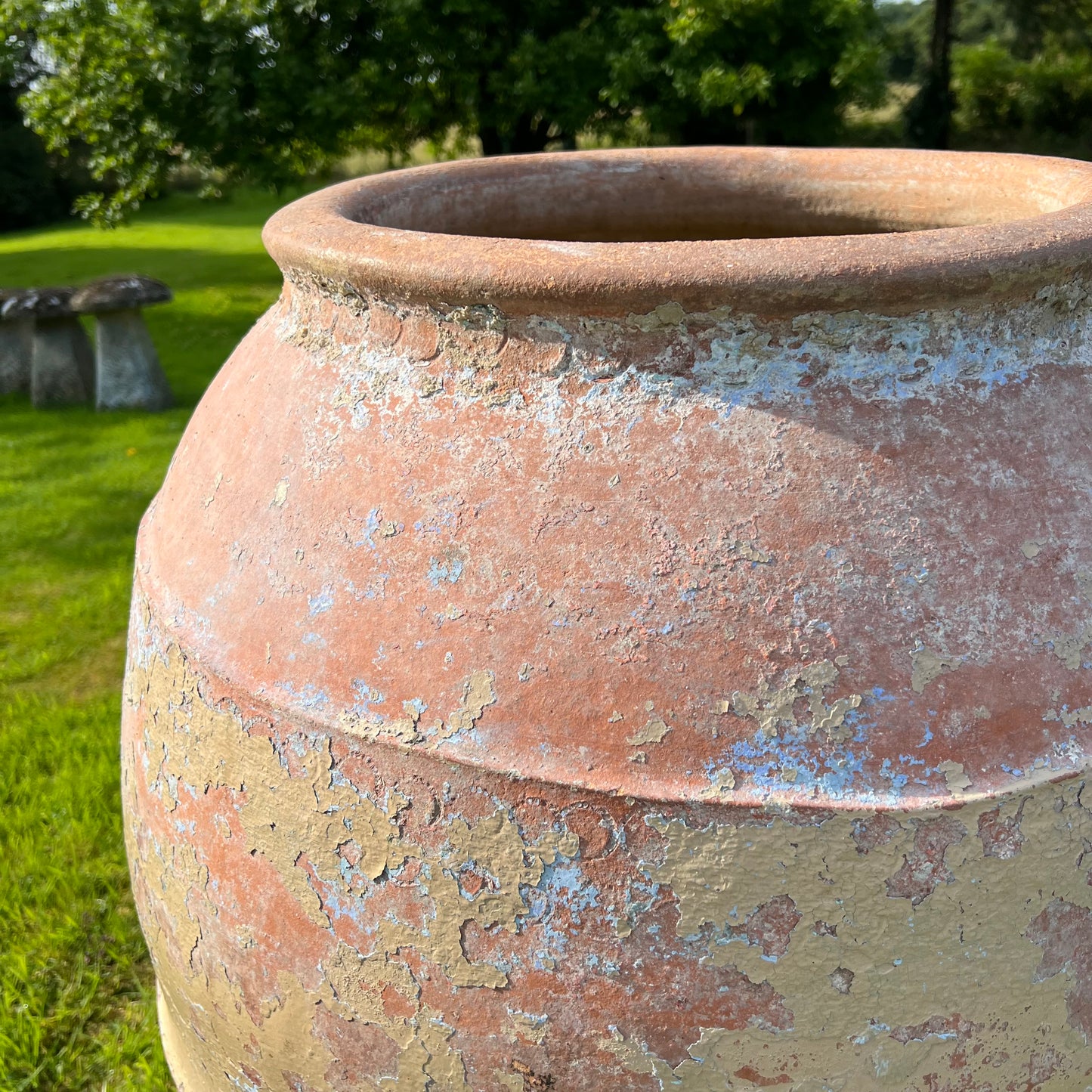 Oversized Mediterranean Terracotta Storage Jar Early to Mid 20th Century