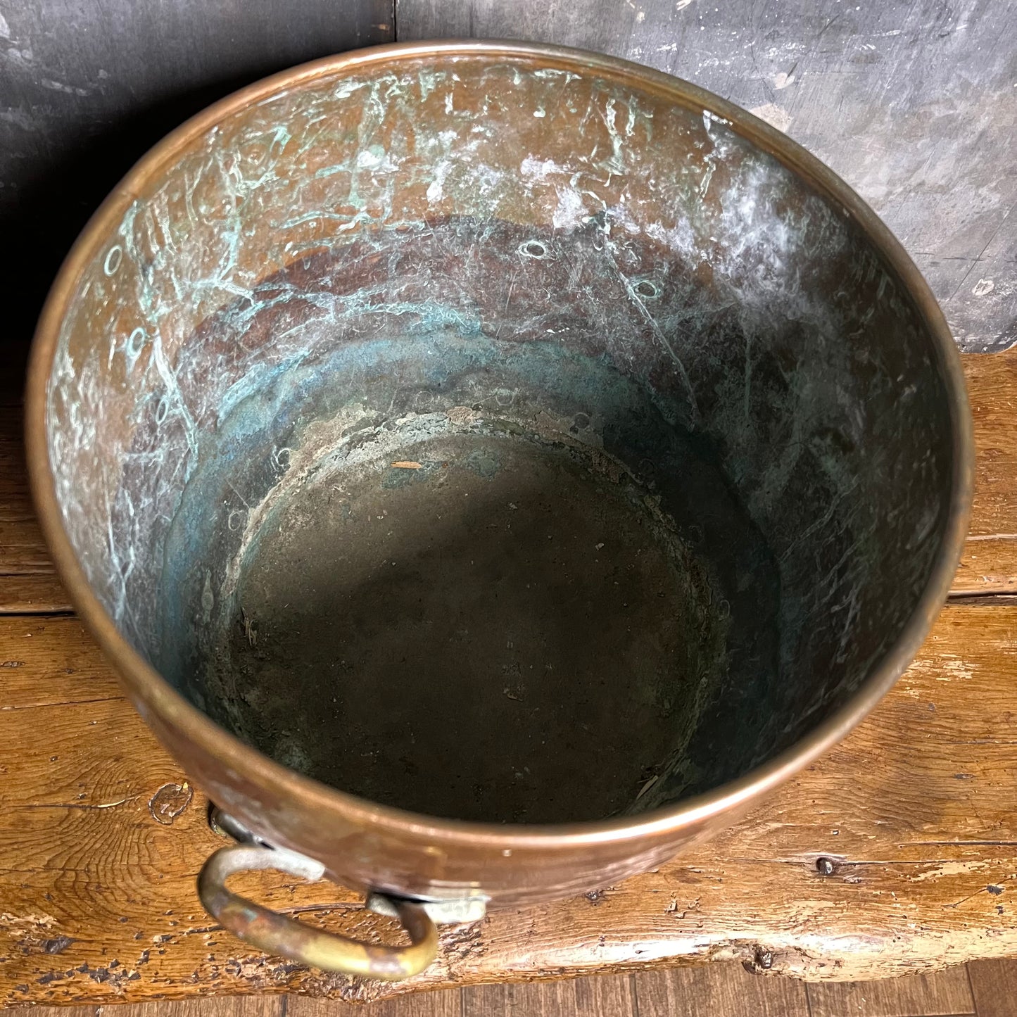 Medium 19th Century Copper Log Bin
