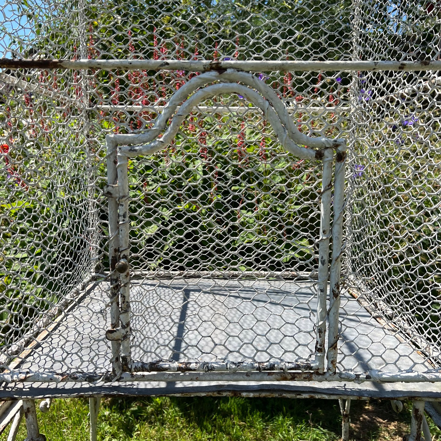 French Wirework Birdcage on Stand c.1880