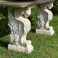 Carrara Marble Console Table with Renaissance-Style Griffin Supports