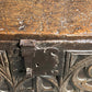 Remarkable English Oak Gothic Coffer c.1480