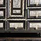 Italian Collector’s Table Cabinet, 17th Century – Ebonised with Ivory Inlay