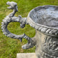 Georgian Serpent Handle Lead Urn