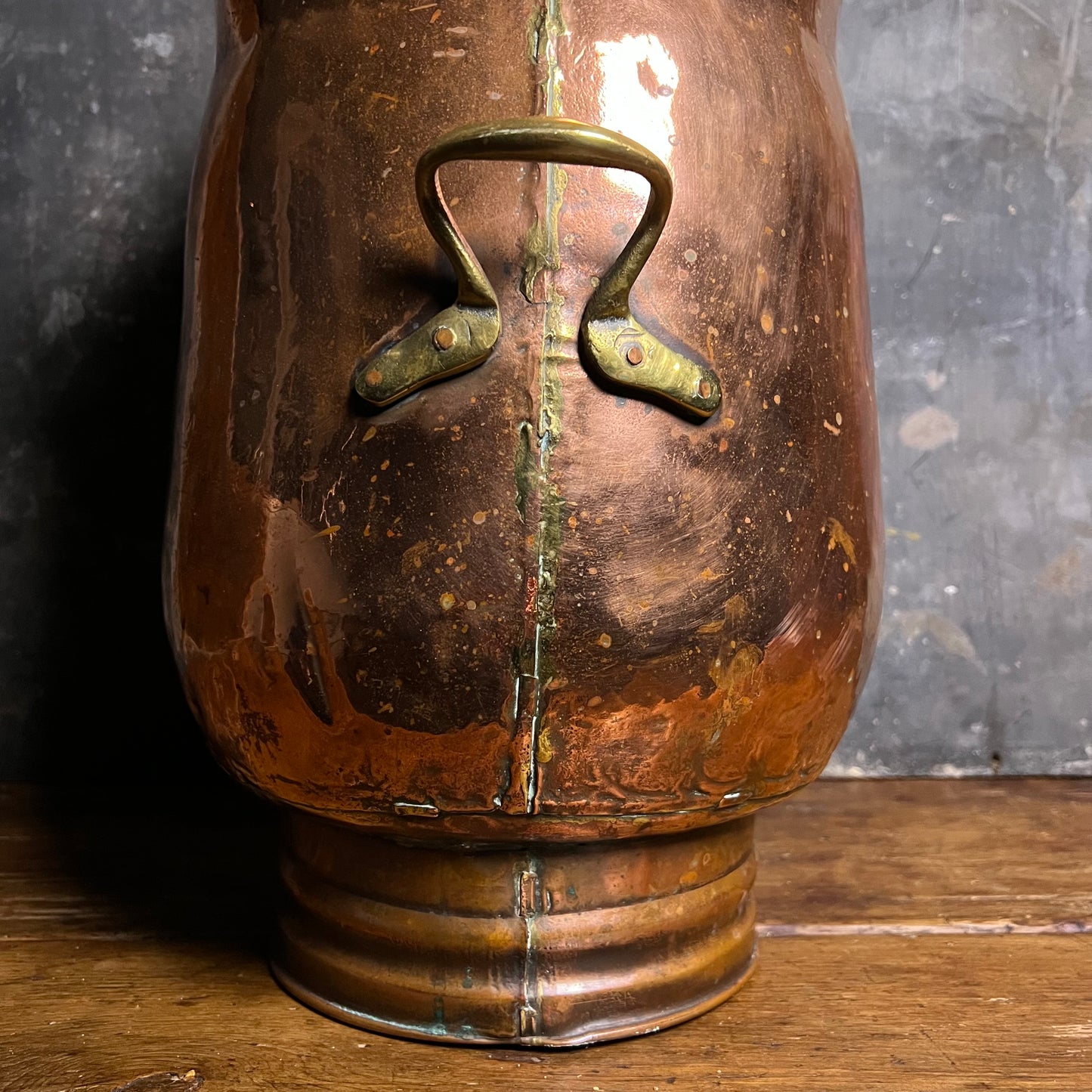 Copper Coal Bin