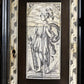 Italian Collector’s Table Cabinet, 17th Century – Ebonised with Ivory Inlay