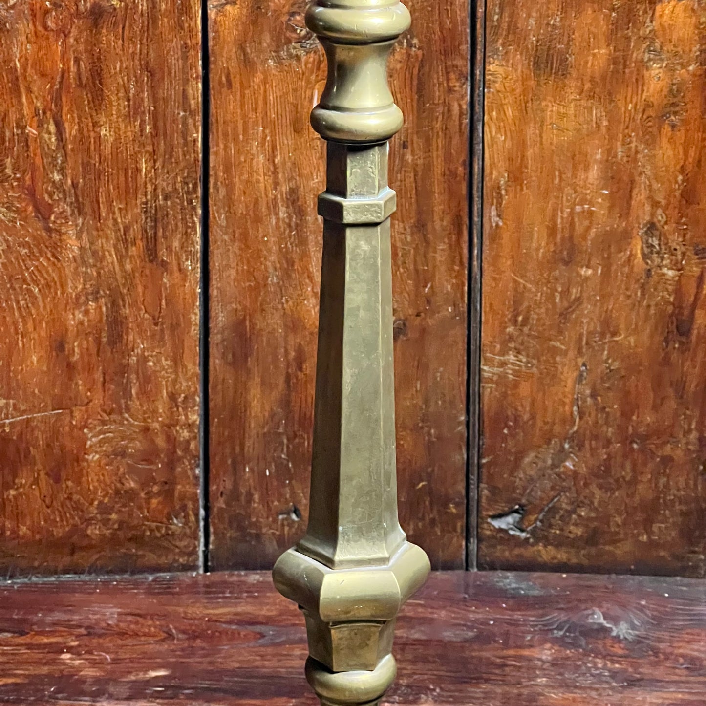 17th Century Italian Brass Ecclesiastical Floor Candlestick