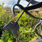 Wrought Iron Armillary Sphere upon English Carved Stone Column