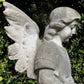 Serene French Marble Angel c.1860