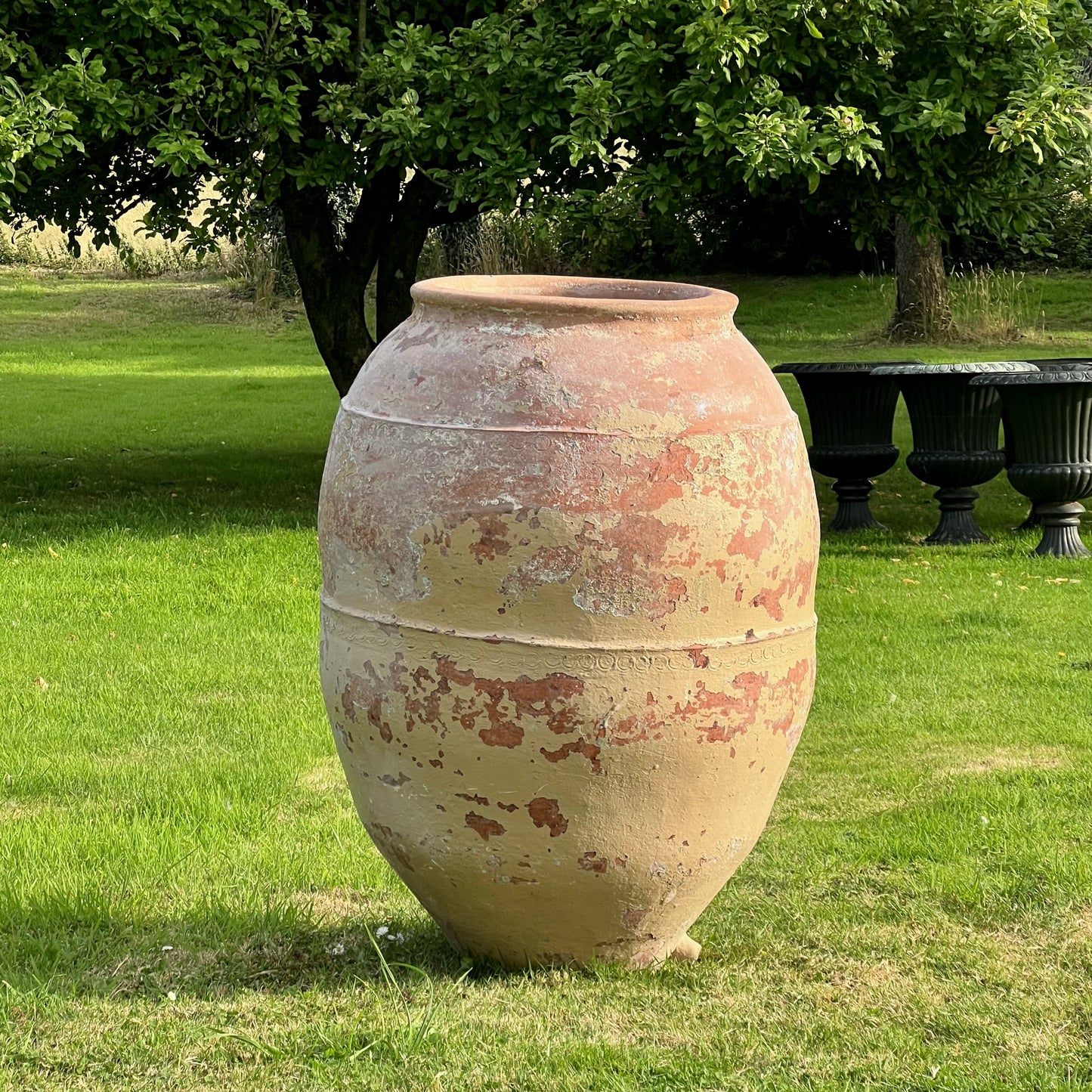 Oversized Mediterranean Terracotta Storage Jar Early to Mid 20th Century