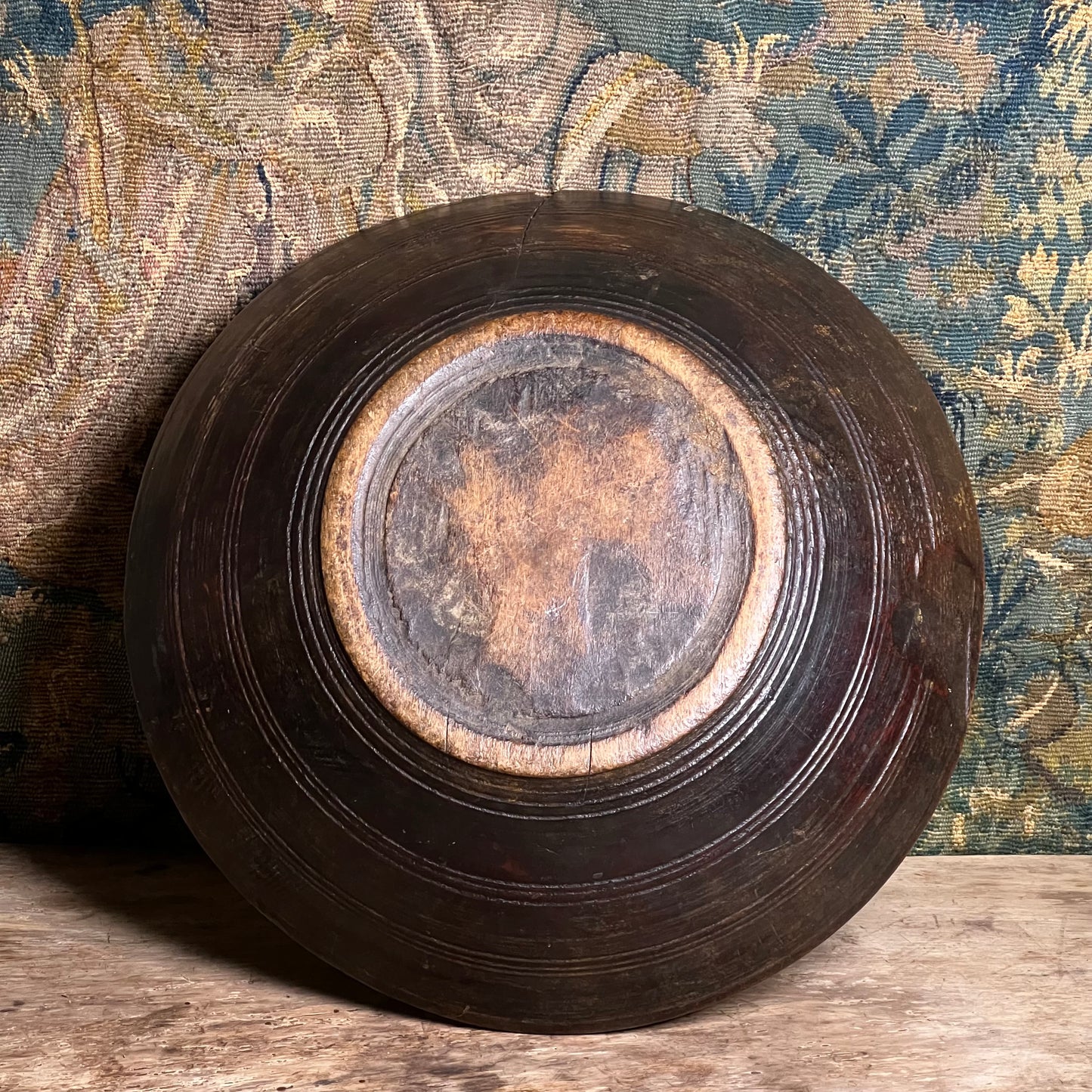 An Early English Turned Applewood Dairy Bowl, Late 17th or earlier