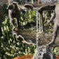 English Lead Garden Fountain with Cherub Figures, c.1920