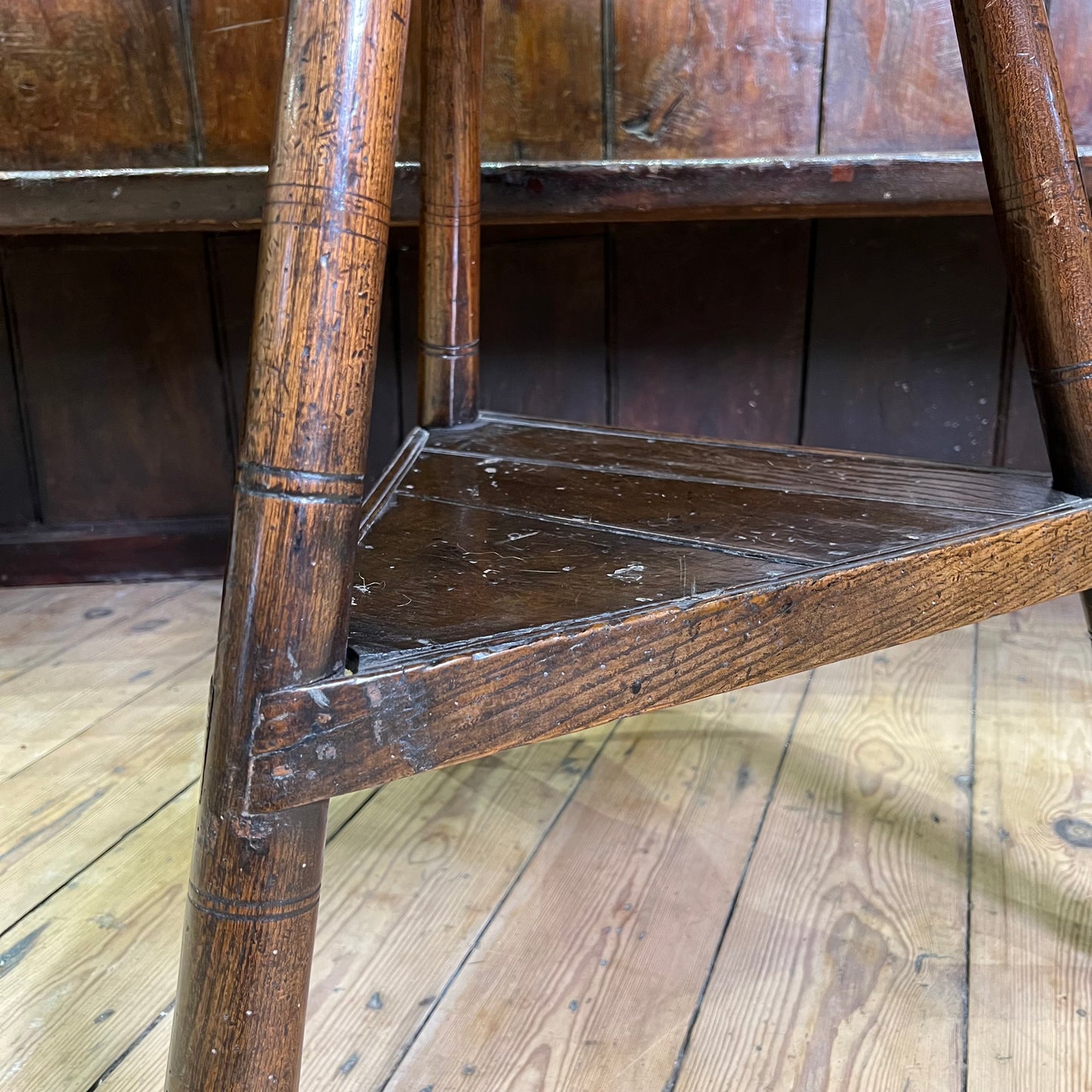 18th Century English Cricket Table in Pine and Ash