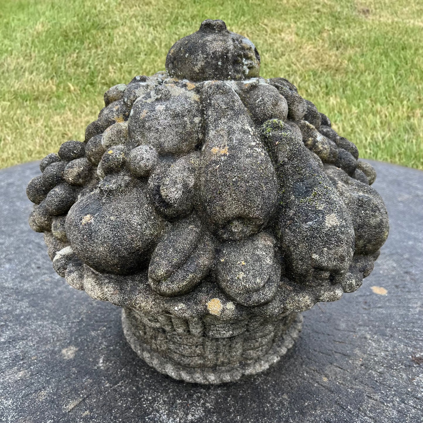 Composite Stone Table with Lion Supports