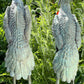 Pair of Meiji Style Bronze Garden Cranes with Fountain Spouts Mid 20th Century