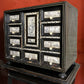 Italian Collector’s Table Cabinet, 17th Century – Ebonised with Ivory Inlay