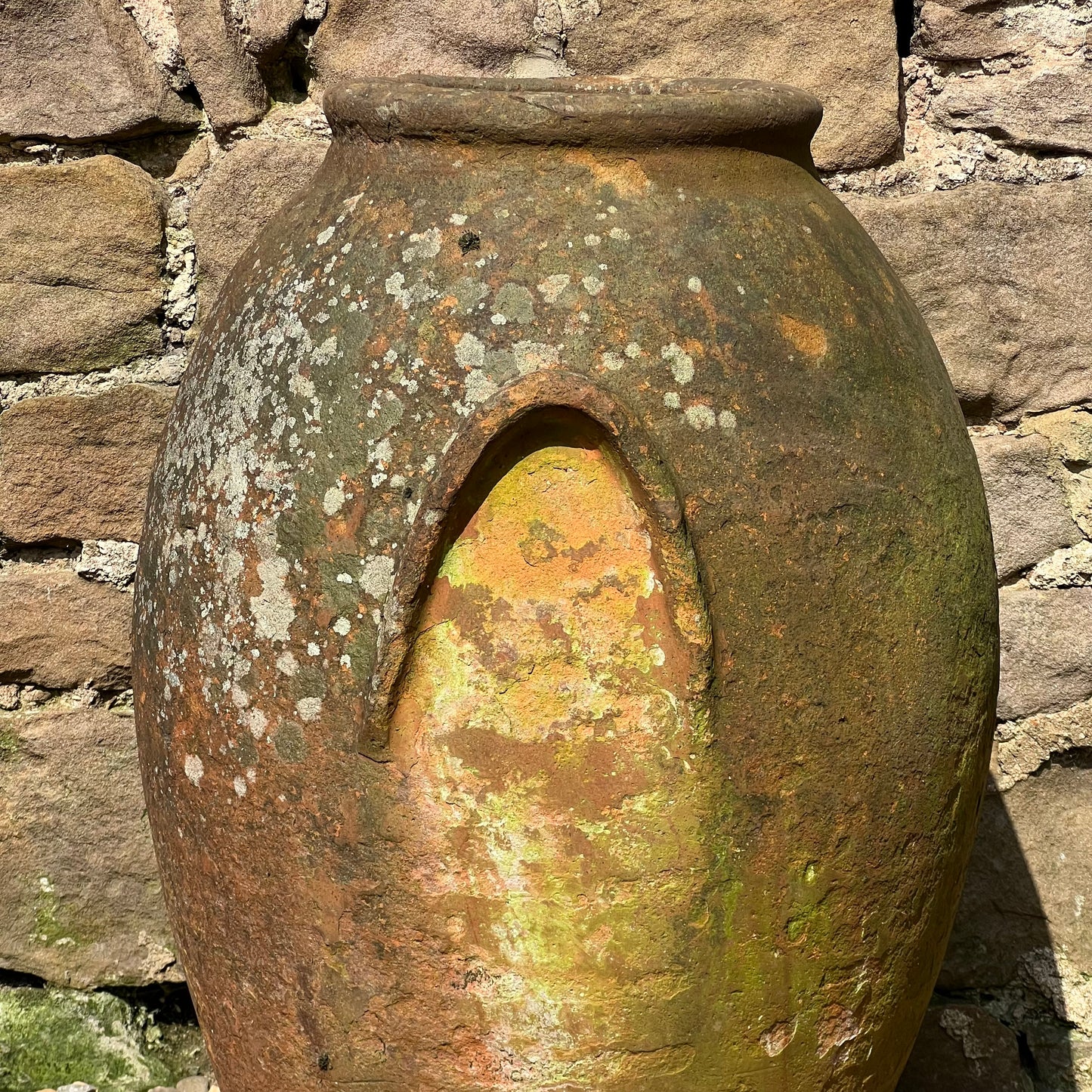 Ovid Florentine Terracotta of Impruneta Storage Jar c. 17th Century