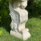 Carrara Marble Console Table with Renaissance-Style Griffin Supports