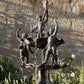 English Lead Garden Fountain with Cherub Figures, c.1920