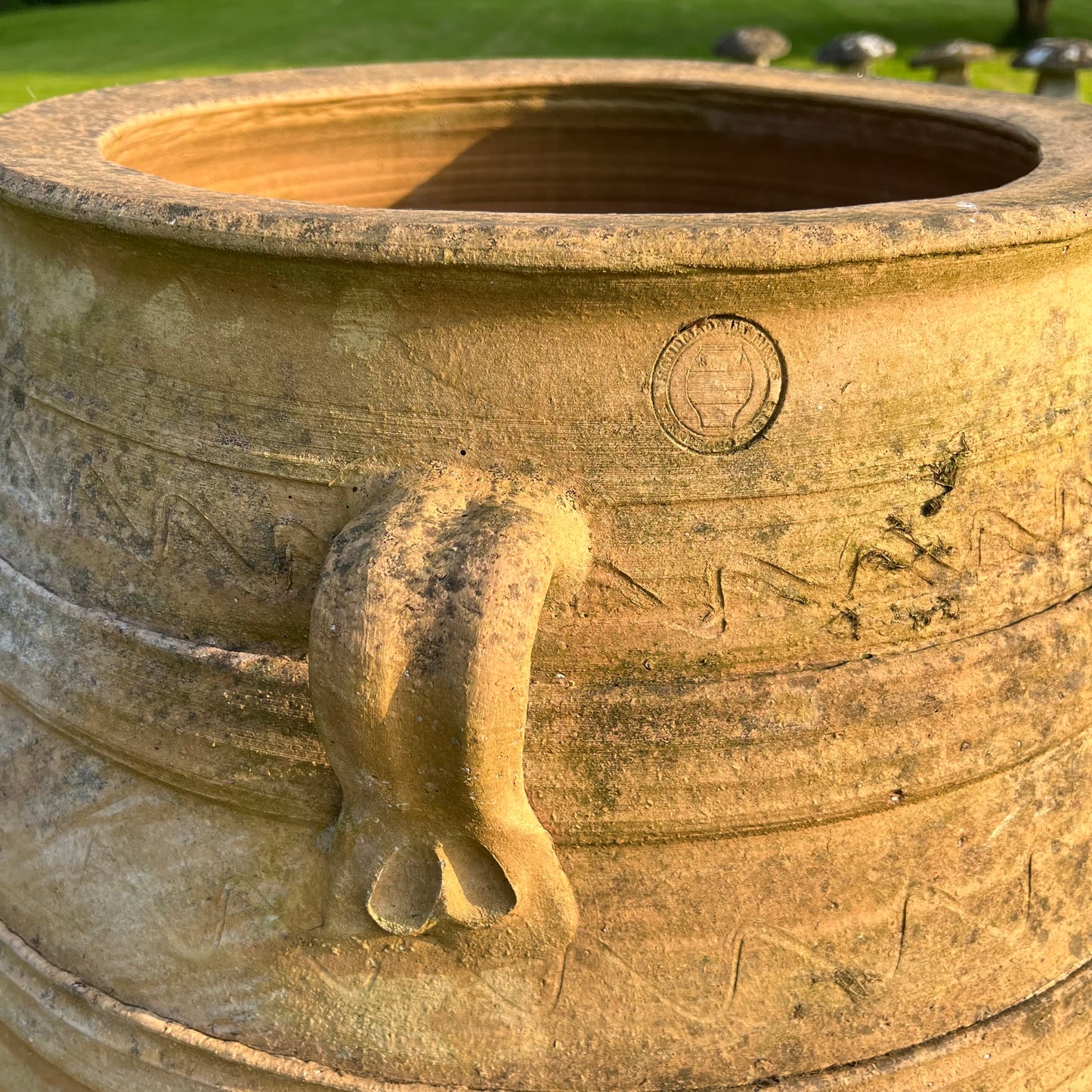 XL Terracotta Cretan Greek Pithoi Jar