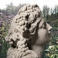 English Composite Stone Bust of Flora with Fluted Pedestal, Late 20th Century