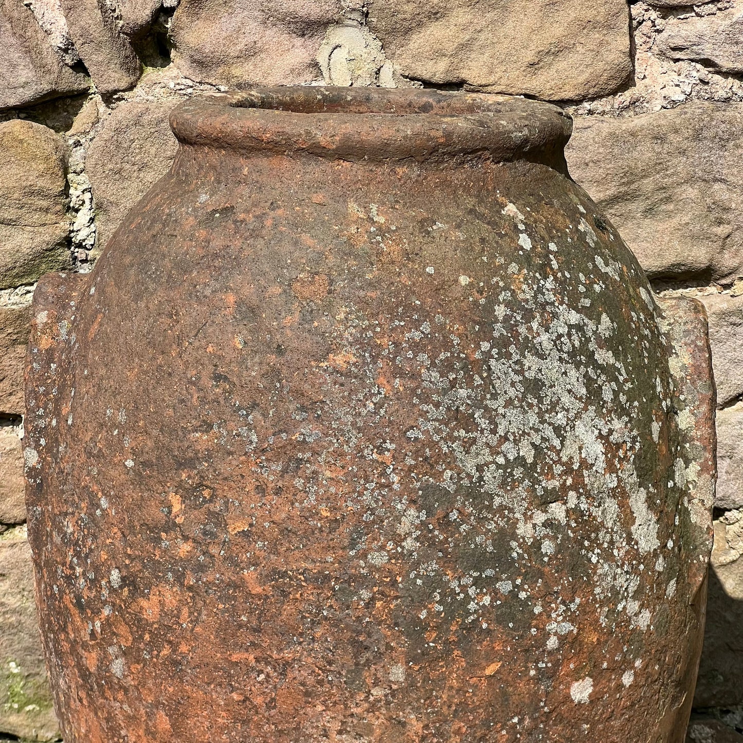 Ovid Florentine Terracotta of Impruneta Storage Jar c. 17th Century