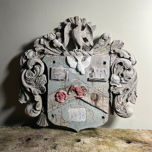 French 17th/18th Century Carved Armorial