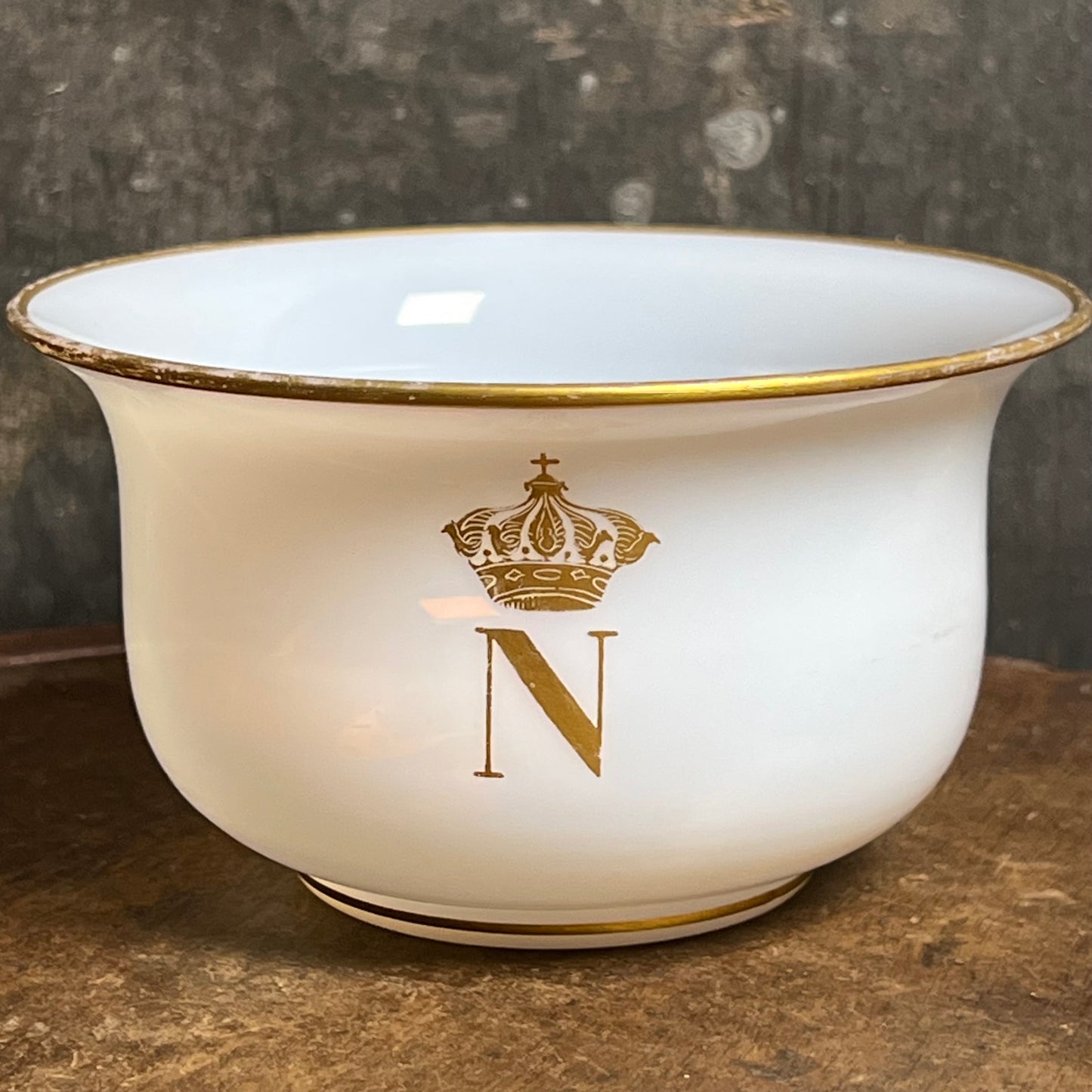 A Rare Pair of French Opaline Finger Bowls with the Imperial Cipher of Napoleon III, c.1855–1870