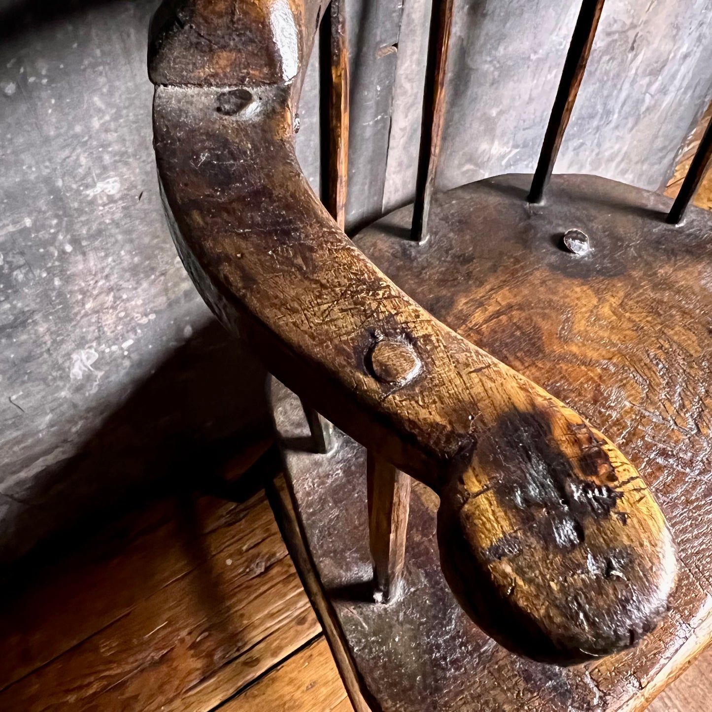 Primitive Vernacular Stick Chair 18th Century