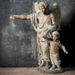 Italian Carved Oak Guardian Angel c.1650