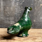 An Early Islamic Green-Glazed Pottery Oil Lamp in the Form of a Bird, Syria (Bilād al-Shām), 8th–9th century