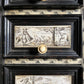 Italian Collector’s Table Cabinet, 17th Century – Ebonised with Ivory Inlay