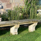 French Loire Valley Carved Stone Bench from Tudery Vineyard