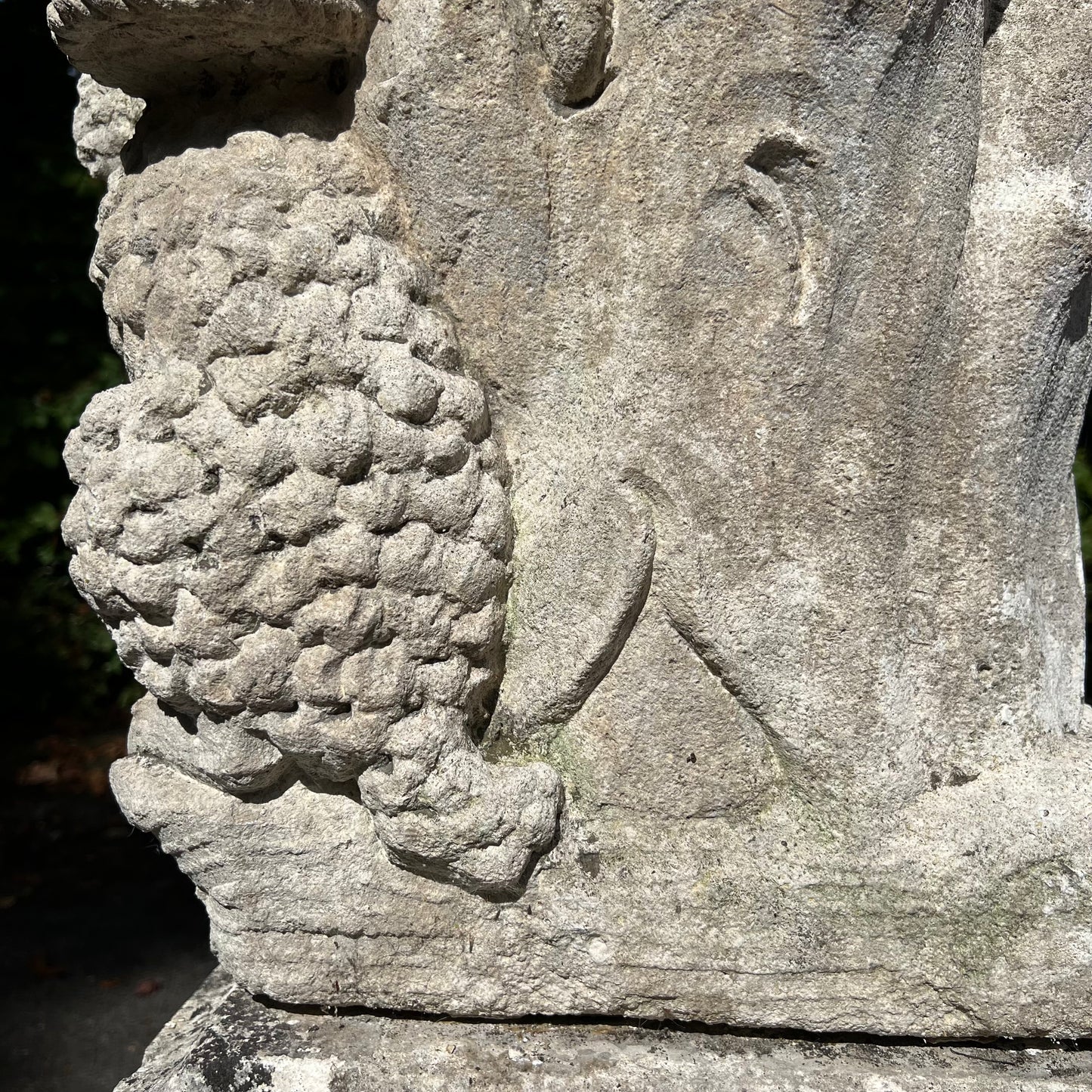 French Limestone Four Seasons Statues with Plinths c. Late 17th/Early 18th Century