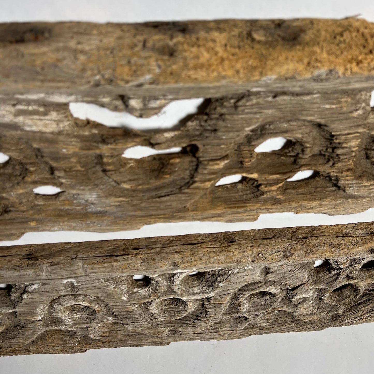 Tudor Oak Bargeboard Carvings c.16th Century