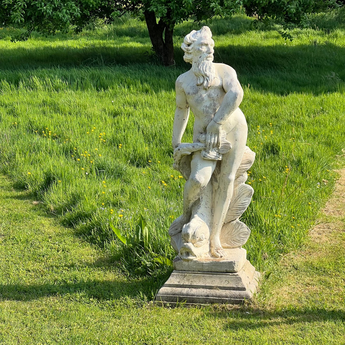 Neptune Statue Mid-Late 20th Century