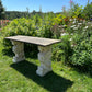 Carrara Marble Console Table with Renaissance-Style Griffin Supports