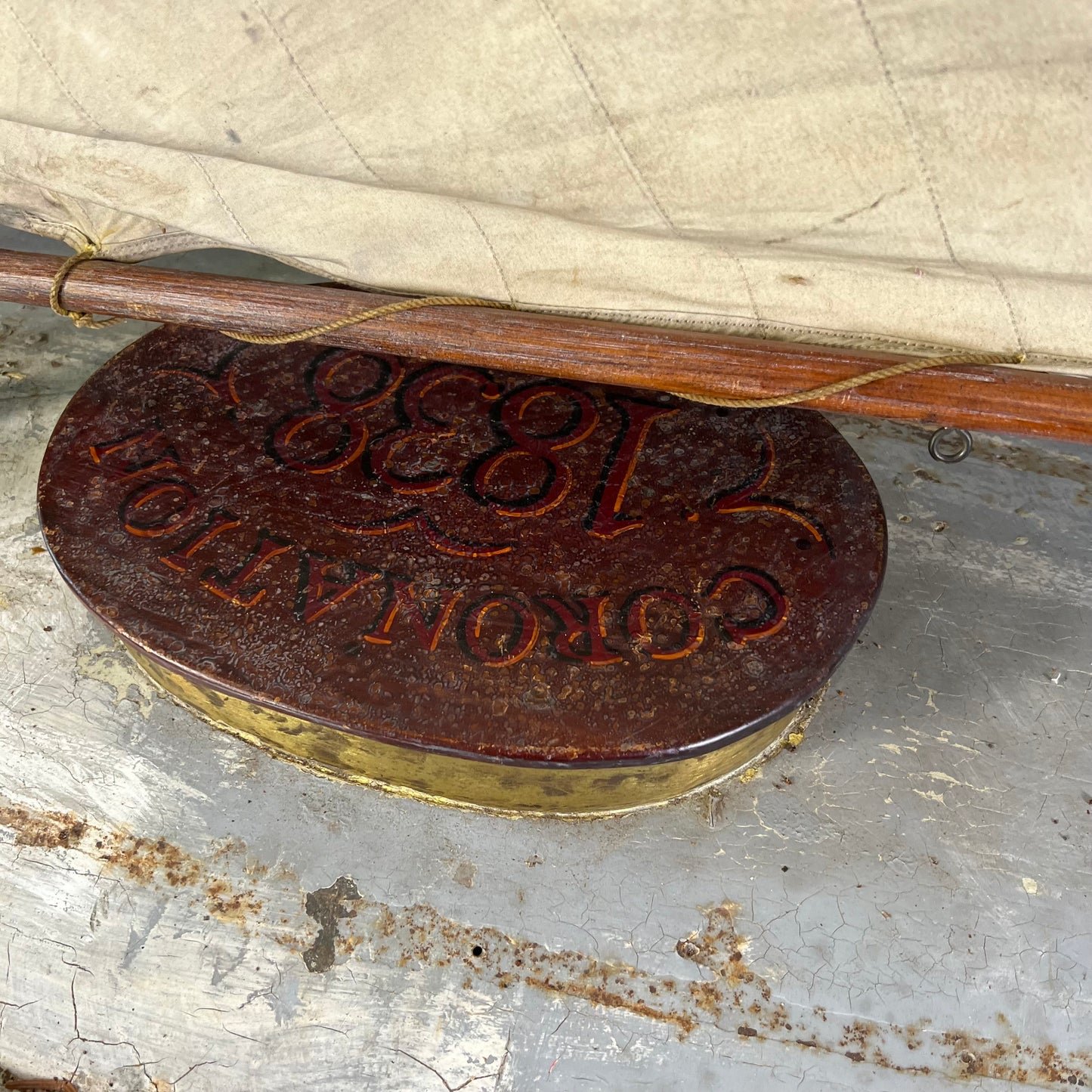 Exceptional Scale “Coronation 1838” Racing Pond Yacht, formerly property of Queen Victoria