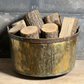 Large 19th Century Parisian Brass Preserve Pan